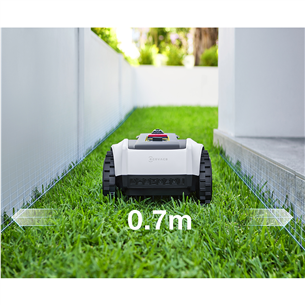 Vejos robotas Ecovacs GOAT O500 Panorama, baltas/juodas