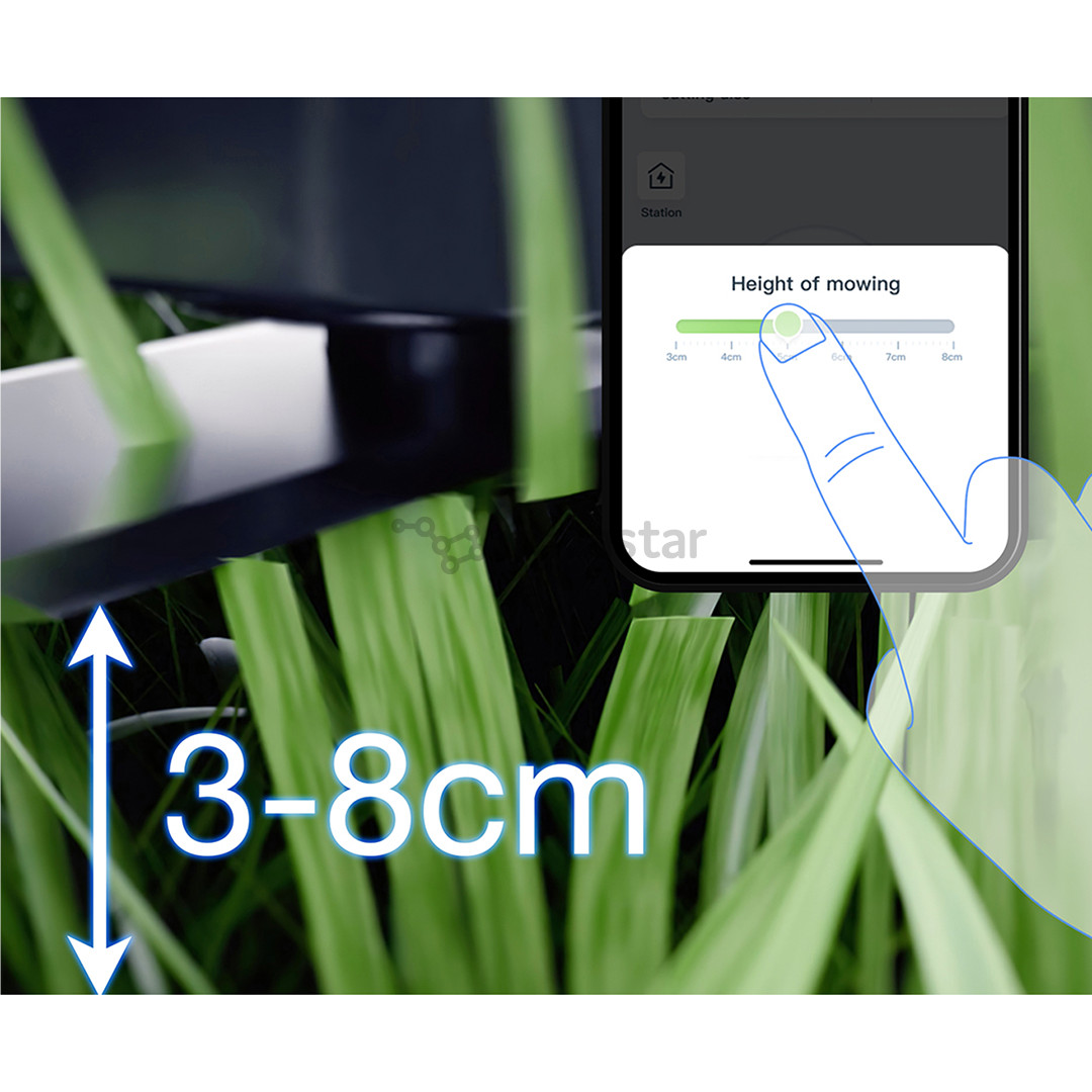Ecovacs Goat 0500 Panorama, белый/черный - Робот-газонокосилка