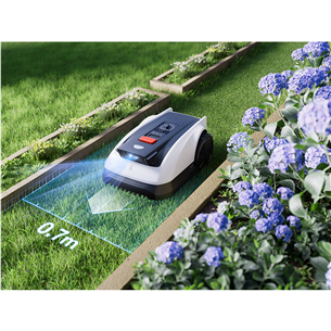 Vejos robotas Ecovacs GOAT O800 RTK, baltas/juodas