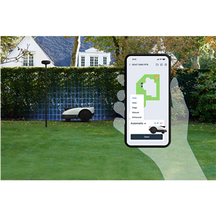 Vejos robotas Ecovacs GOAT O800 RTK, baltas/juodas