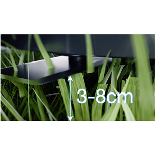 Vejos robotas Ecovacs GOAT O800 RTK, baltas/juodas