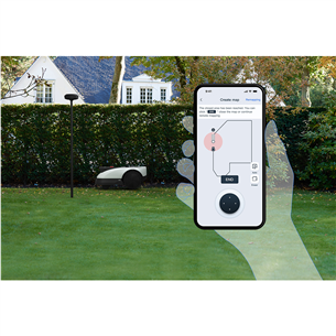 Vejos robotas Ecovacs GOAT O800 RTK, baltas/juodas