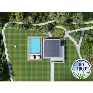 Vejos robotas Ecovacs GOAT A1600RTK, baltas/juodas