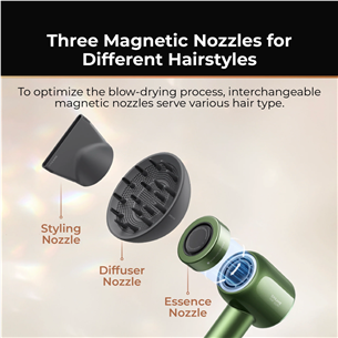 Dreame Hair Glory Master, зелёный – Фен
