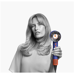 Dyson Supersonic Nural Ceramic Pop, 1600 W, mėlynas/oranžinis - Plaukų džiovintuvas