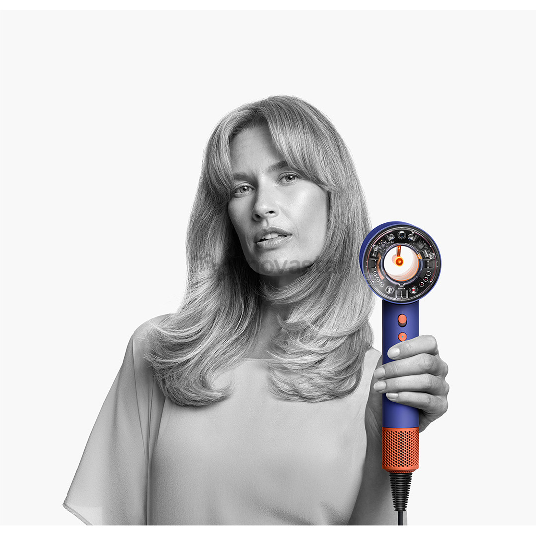 Dyson Supersonic Nural Vinca Blue/Topaz, 1600 W, mėlynas/oranžinis - Plaukų džiovintuvas