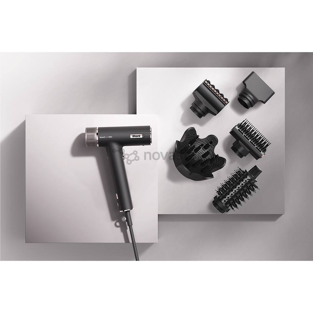 Shark SpeedStyle Pro 5 в 1, 1750 Вт, черный - Фен