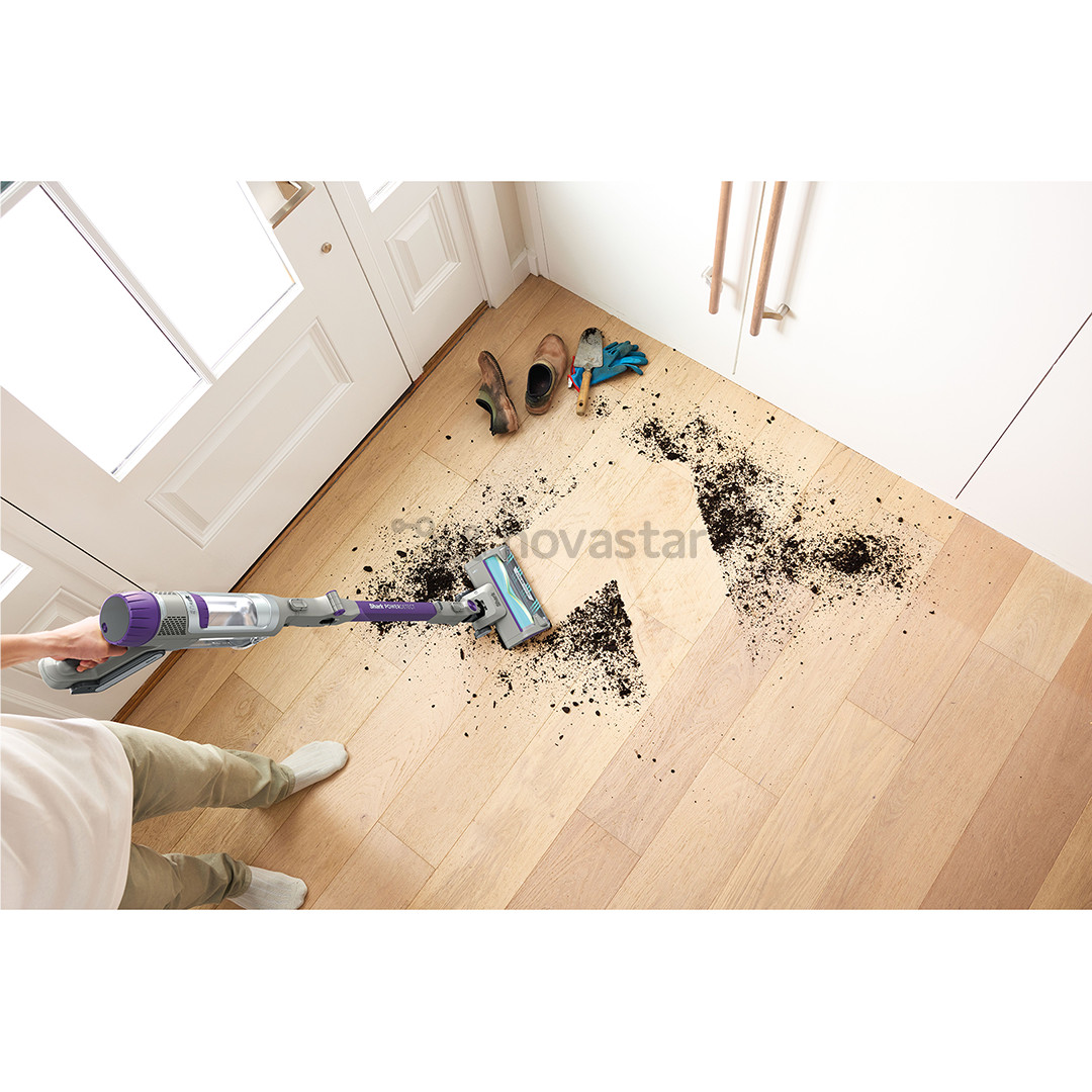 Belaidis dulkių siurblys Shark PowerDetect Cordless Pet, pilkas/violetinis