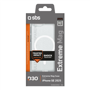 SBS Extrme Mag Case, iPhone 16e, transparent - Case