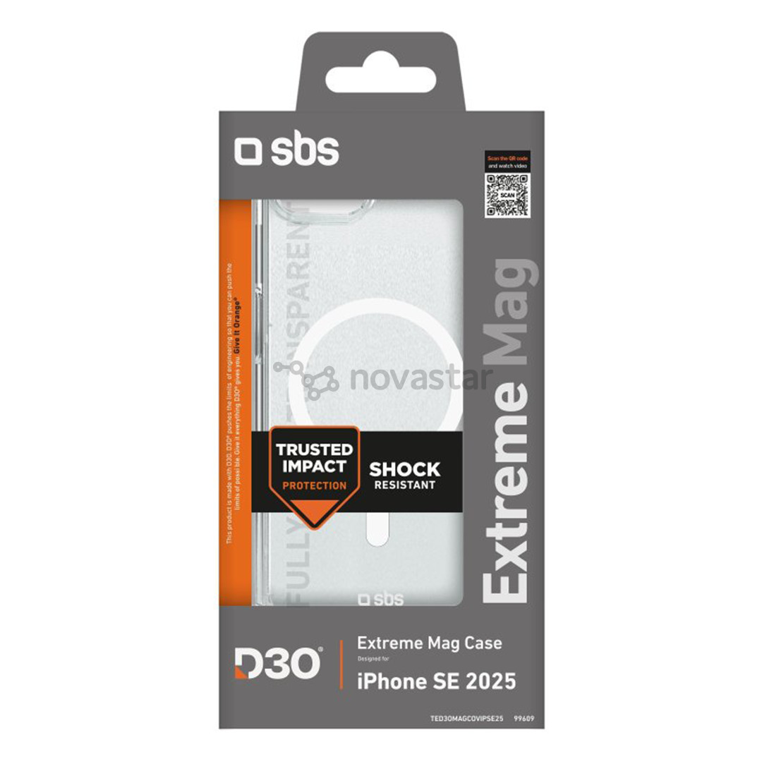 SBS Extrme Mag Case, iPhone 16e, transparent - Case