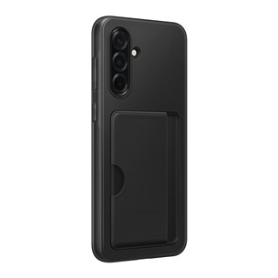 Samsung Card Slot Cover, Galaxy A36, с карманом для карты, черный - Чехол