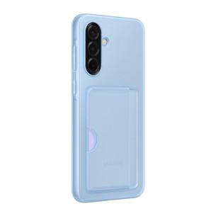 Samsung Card Slot Cover, Galaxy A36, с карманом для карты, голубой - Чехол