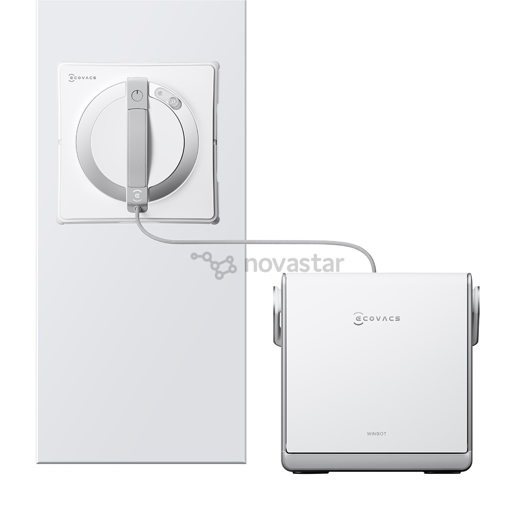 Langų valymo robotas Ecovacs Winbot W2 Pro Omni, baltas