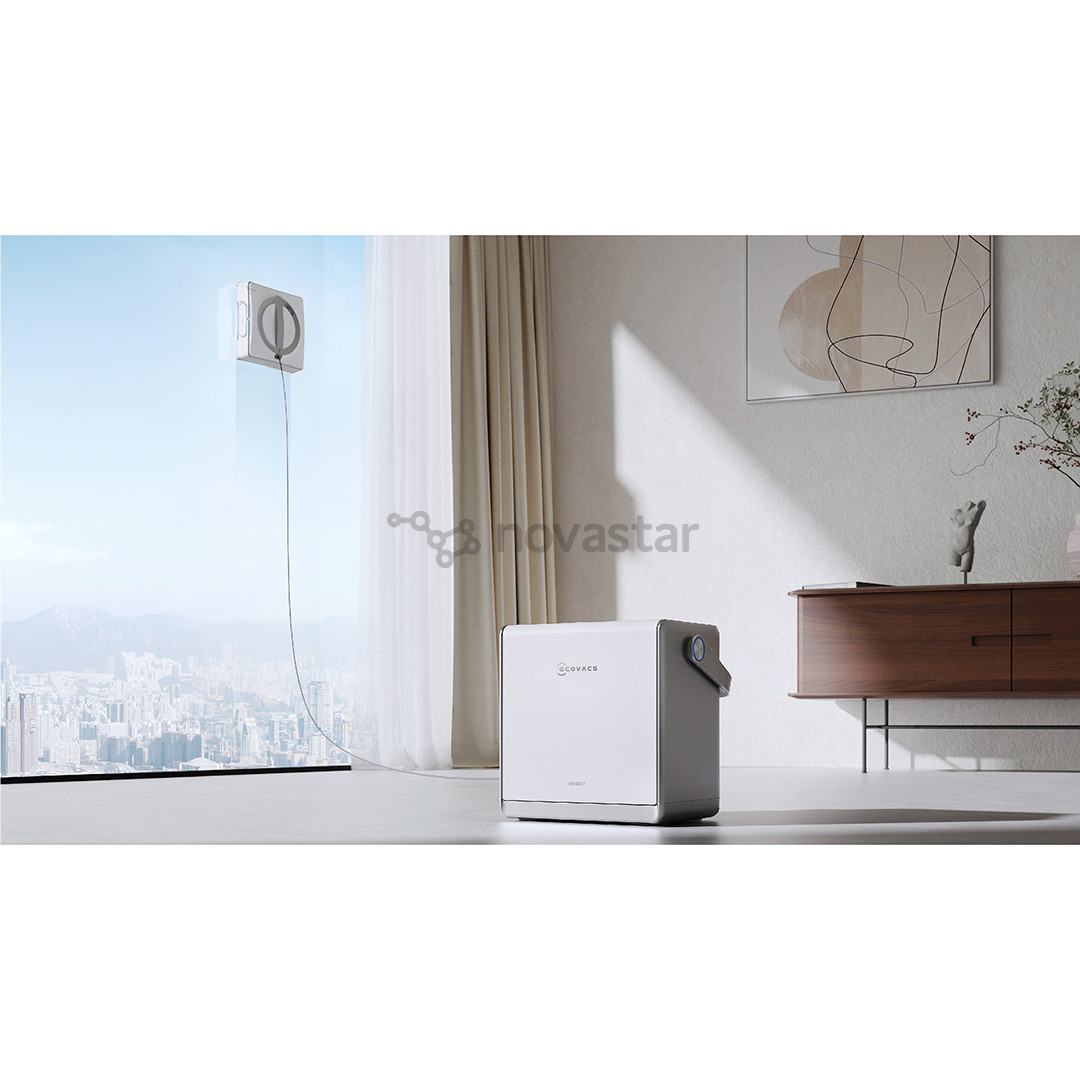 Langų valymo robotas Ecovacs Winbot W2 Pro Omni, baltas