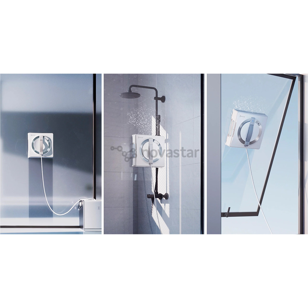 Langų valymo robotas Ecovacs Winbot W2 Pro Omni, baltas