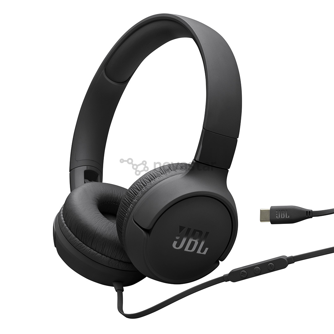 JBL Tune 520C, черный - Накладные наушники