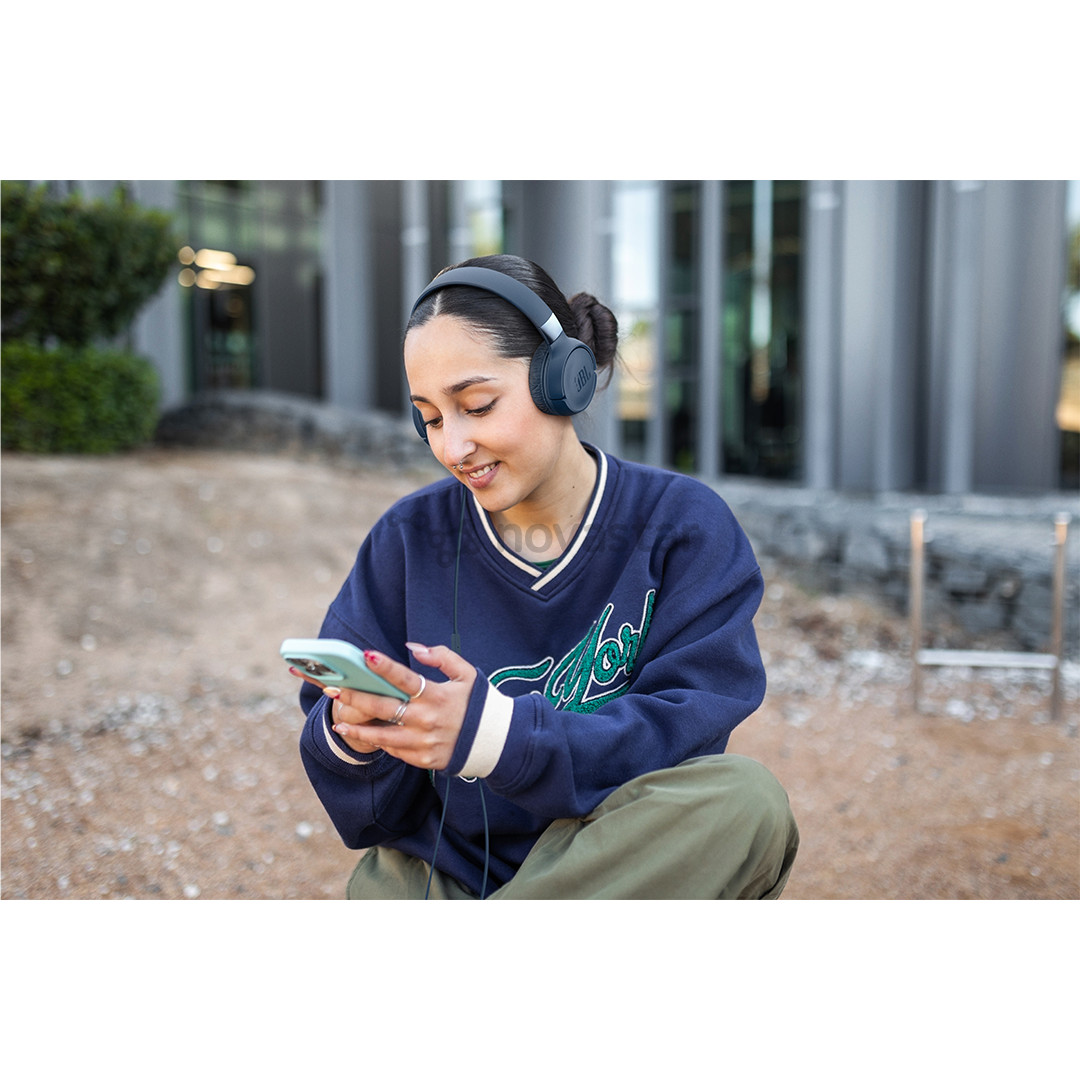 JBL Tune 520C, синий - Накладные наушники