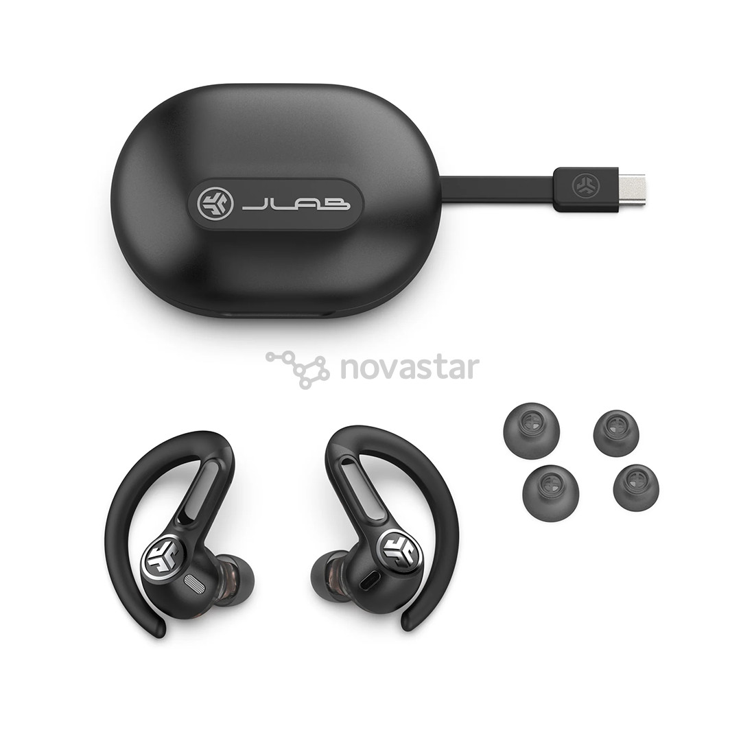 JLab Epic Sport ANC 3, black - True wireless earphones