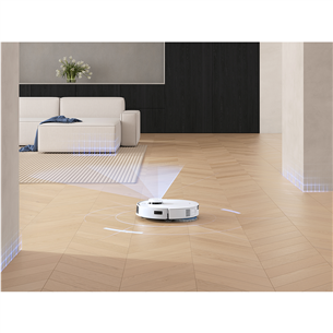 Dulkių siurblys robotas + rankinis dulkių siurblys Ecovacs Deebot T30S Combo, wet & dry, baltas