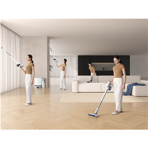Dulkių siurblys robotas + rankinis dulkių siurblys Ecovacs Deebot T30S Combo, wet & dry, baltas