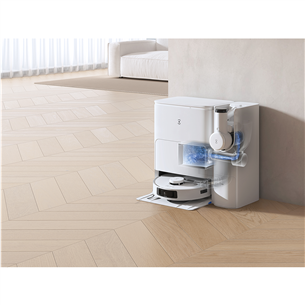 Dulkių siurblys robotas + rankinis dulkių siurblys Ecovacs Deebot T30S Combo, wet & dry, baltas
