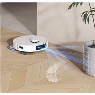 Dulkių siurblys robotas + rankinis dulkių siurblys Ecovacs Deebot T30S Combo, wet & dry, baltas