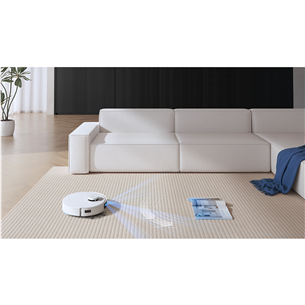 Dulkių siurblys robotas + rankinis dulkių siurblys Ecovacs Deebot T30S Combo, wet & dry, baltas