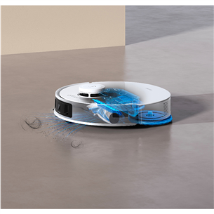 Dulkių siurblys robotas + rankinis dulkių siurblys Ecovacs Deebot T30S Combo, wet & dry, baltas