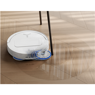 Ecovacs Deebot T50 PRO OMNI, сухая и влажная уборка, белый - Робот-пылесос