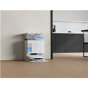 Ecovacs Deebot T50 PRO OMNI, сухая и влажная уборка, белый - Робот-пылесос