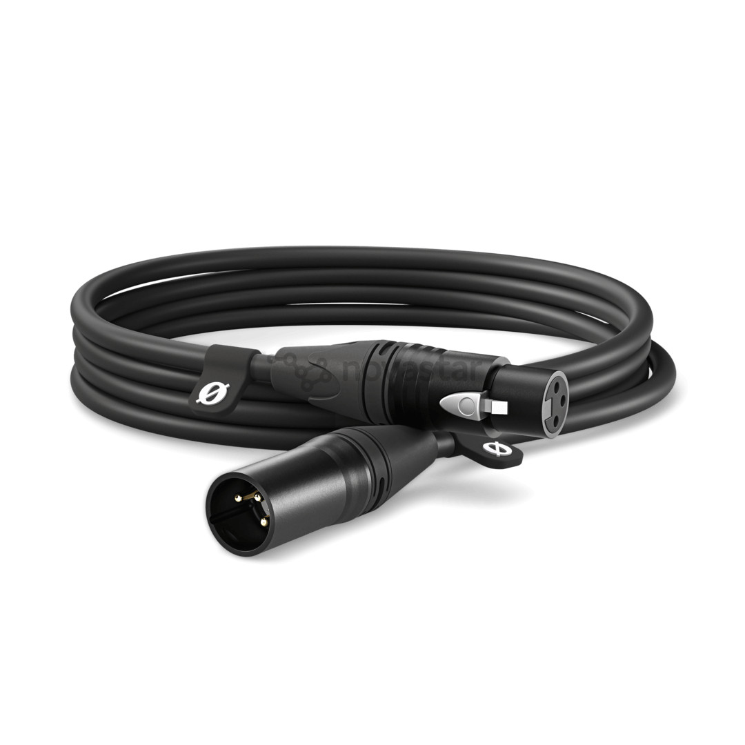 Laidas Rode XLR-3, 3 m, juodas