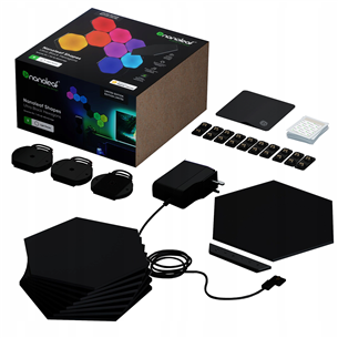 Nanoleaf Shapes Hexagons Starter Kit, 9 plokštės - Išmaniųjų šviestuvų rinkinys