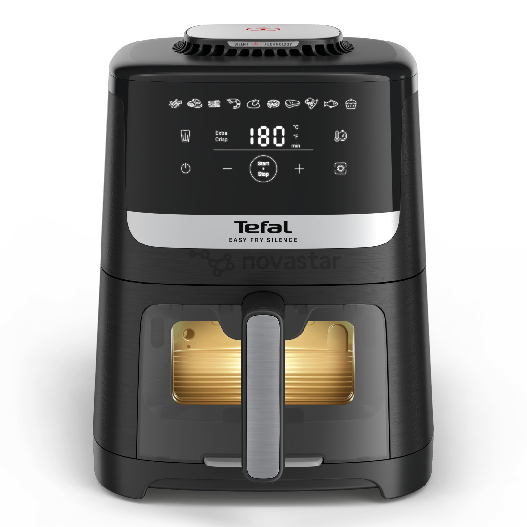 Tefal Easy Fry Silence, 1670 W, 5 L, black - Air fryer