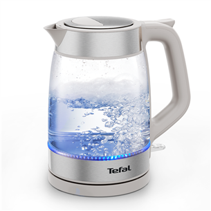 Tefal, 1.7 L, grey - Glass kettle KI605B30