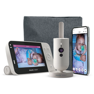 Mobili auklė Philips Connected, balta SCD953/26