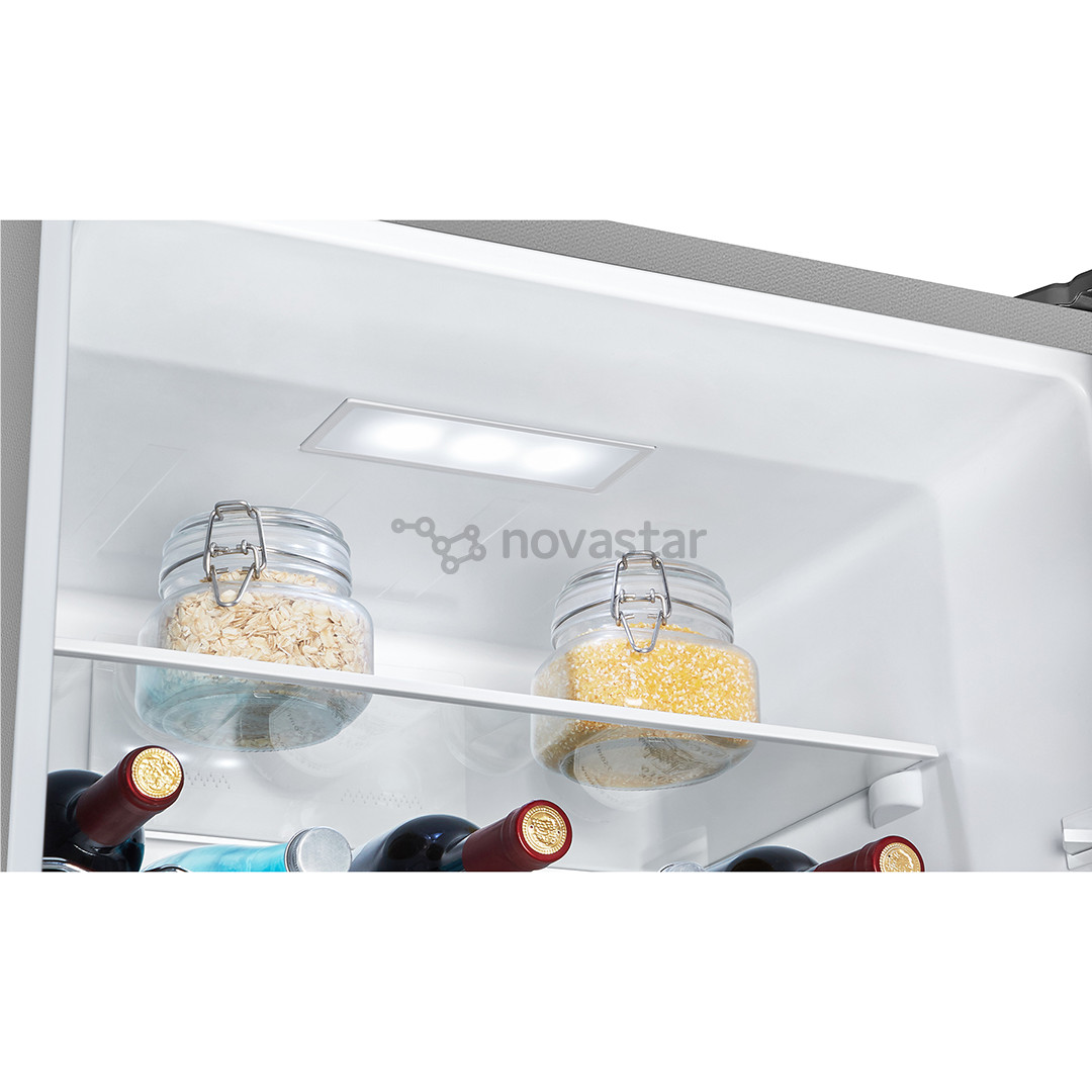 Hisense, NoFrost, 304 L, aukštis 186 cm, nerūdijančio plieno spalvos - Šaldytuvas