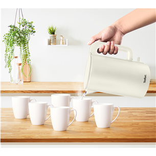 Tefal Thermo Protect, 1500 W, white - Kettle