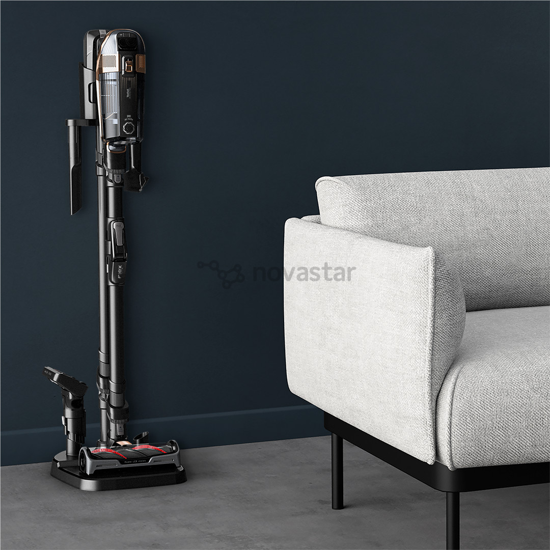 Tefal X-Force Flex 15.60 Aqua, juodas/aukso spalvos - Belaidis dulkių siurblys