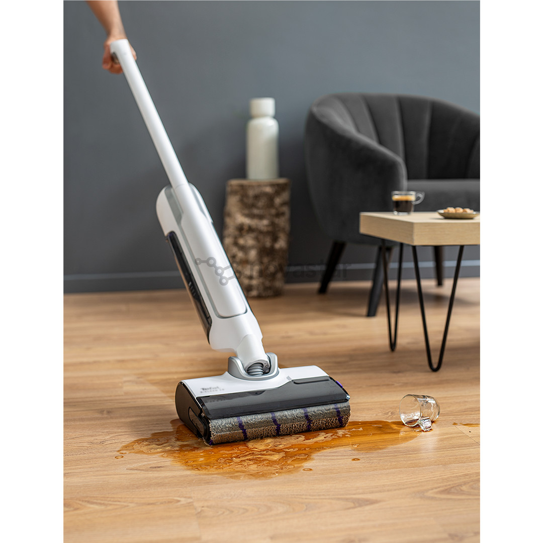 Tefal X-Clean 10, влажная уборка, белый - Беспроводной пылесос для твердых полов