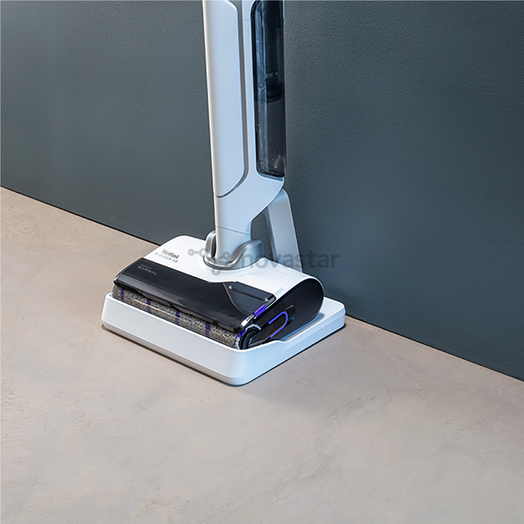 Tefal X-Clean 10, влажная уборка, белый - Беспроводной пылесос для твердых полов