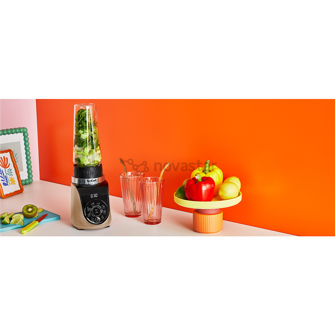 Mini trintuvas Tefal Blend Up, 1000 W, aukso/juodas