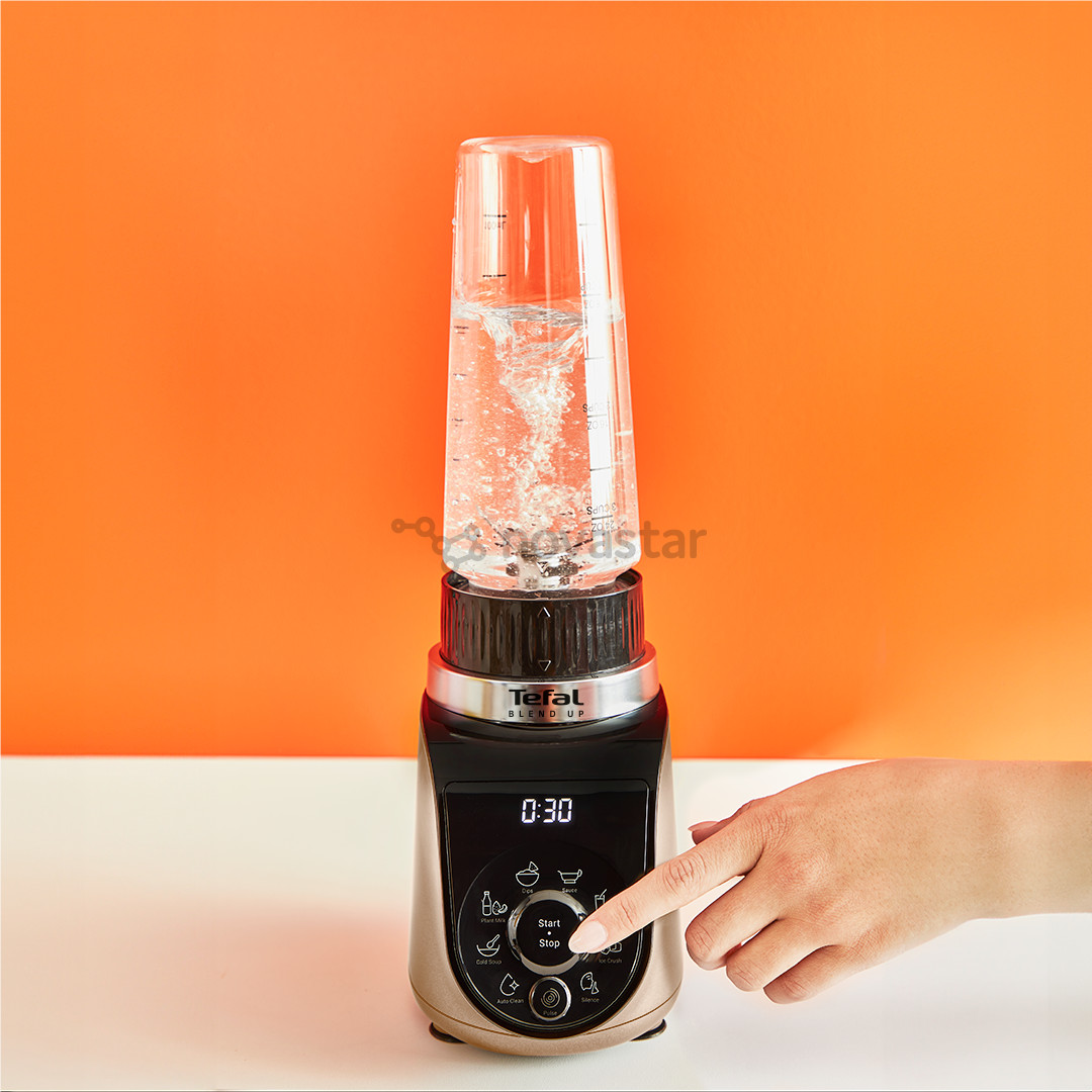 Mini trintuvas Tefal Blend Up, 1000 W, aukso/juodas