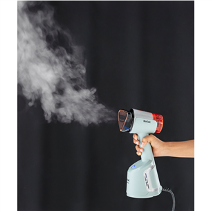 Drabužių garintuvas Tefal AeroSteam, 1400 W, mėlynas-žalias