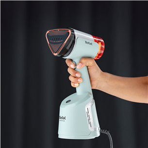 Drabužių garintuvas Tefal AeroSteam, 1400 W, mėlynas-žalias