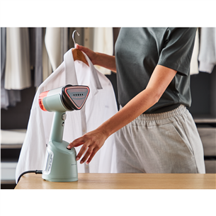 Drabužių garintuvas Tefal AeroSteam, 1400 W, mėlynas-žalias