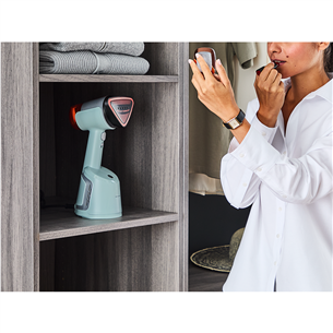 Drabužių garintuvas Tefal AeroSteam, 1400 W, mėlynas-žalias
