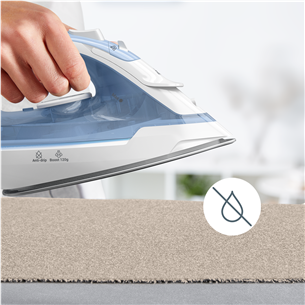 Garų lygintuvas Tefal Virtuo 30, 2000 W, mėlynas