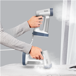 Drabužių garintuvas Tefal Pure Force, 2-in-1, 1800 W, baltas/mėlynas