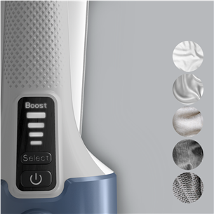 Drabužių garintuvas Tefal Pure Force, 2-in-1, 1800 W, baltas/mėlynas