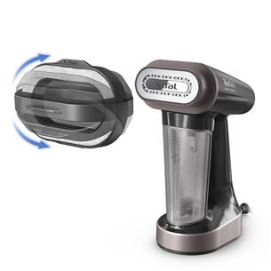 Drabužių garintuvas Tefal Pure Force, 3-in-1, 1800 W, juodas/rožinis